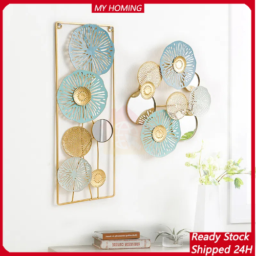 【Harga Minimum】 COD  Gemma wall decoration 3D / lukisan dinding besi 3D / lukisan dinding aesthetic 