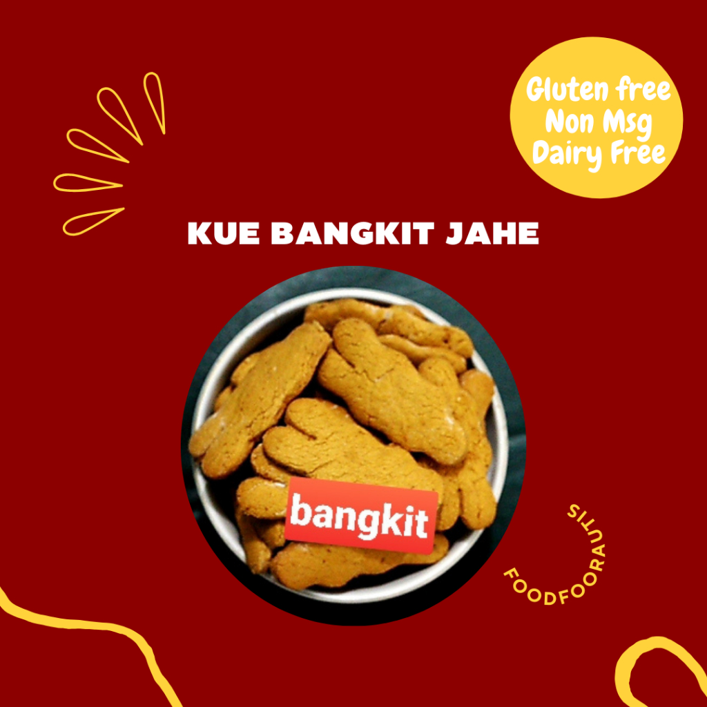 

KUE BANGKIT JAHE NON TELUR GLUTEN FREE/SNACK AUTISME/DAIRY FREE/MSG FREE