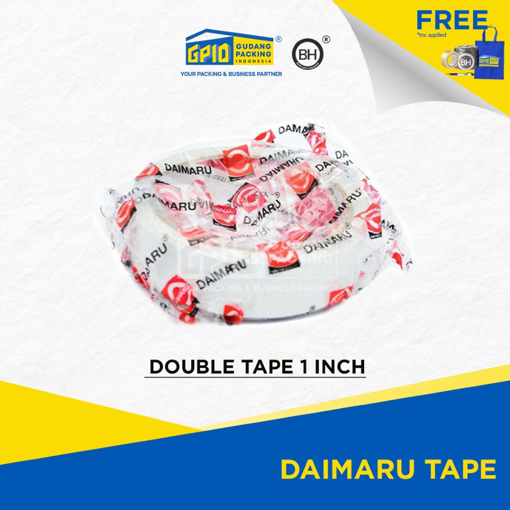 

DAIMARU - Double Tape 1 inch / 24mm x 12 yard