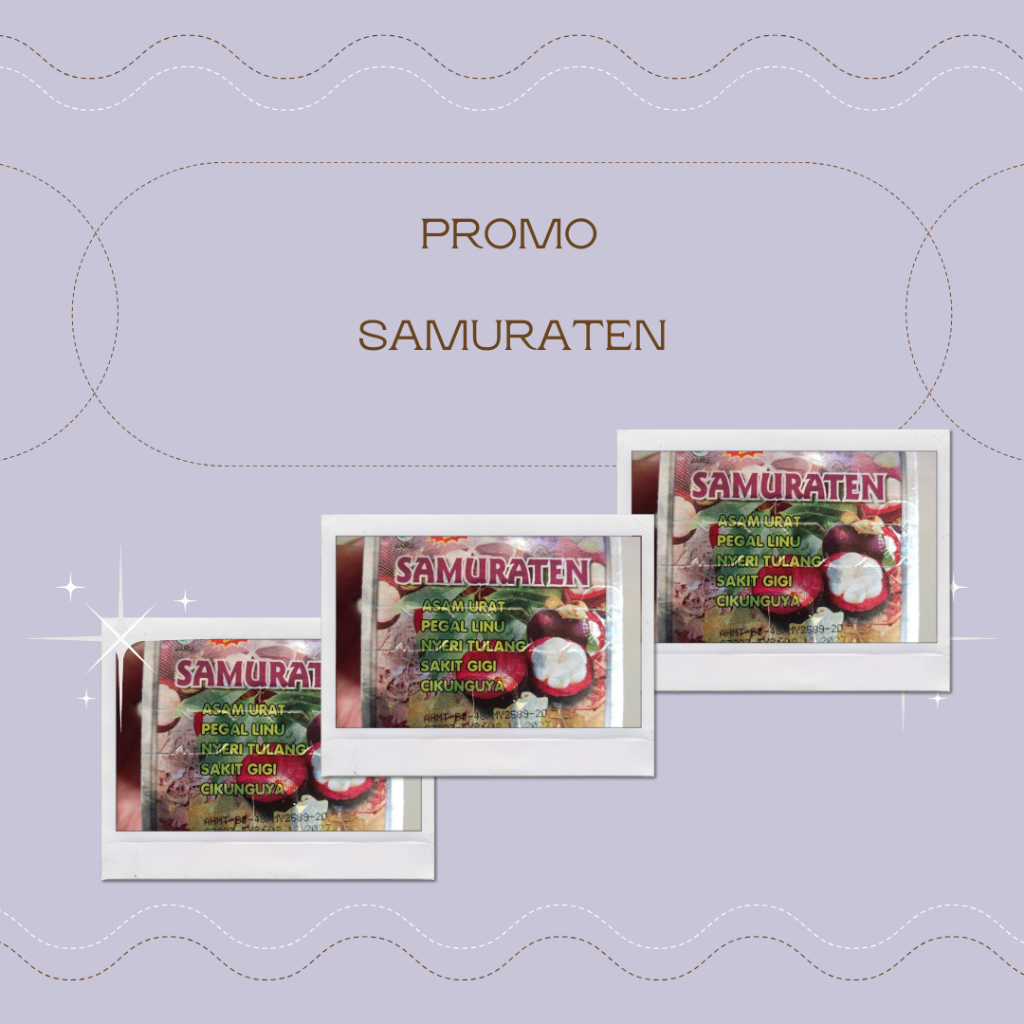 

Obati Pegel Linu dan Nyeri sendi Kapsul Ekstrak Manggis SamRatRaten Original