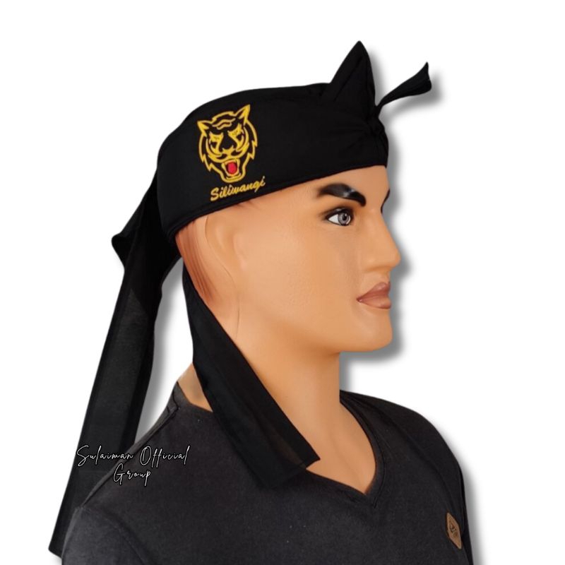 Iket Sunda Pria Laki Laki Dewasa dan Anak Anak Ikat Macan Siliwangi Padjadjaran Blangkon Jogja Jawa 