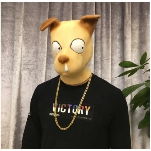 Topeng Cosplay Hallowen Topeng Wajah  Snot Dog Latex Mask Best Quality
