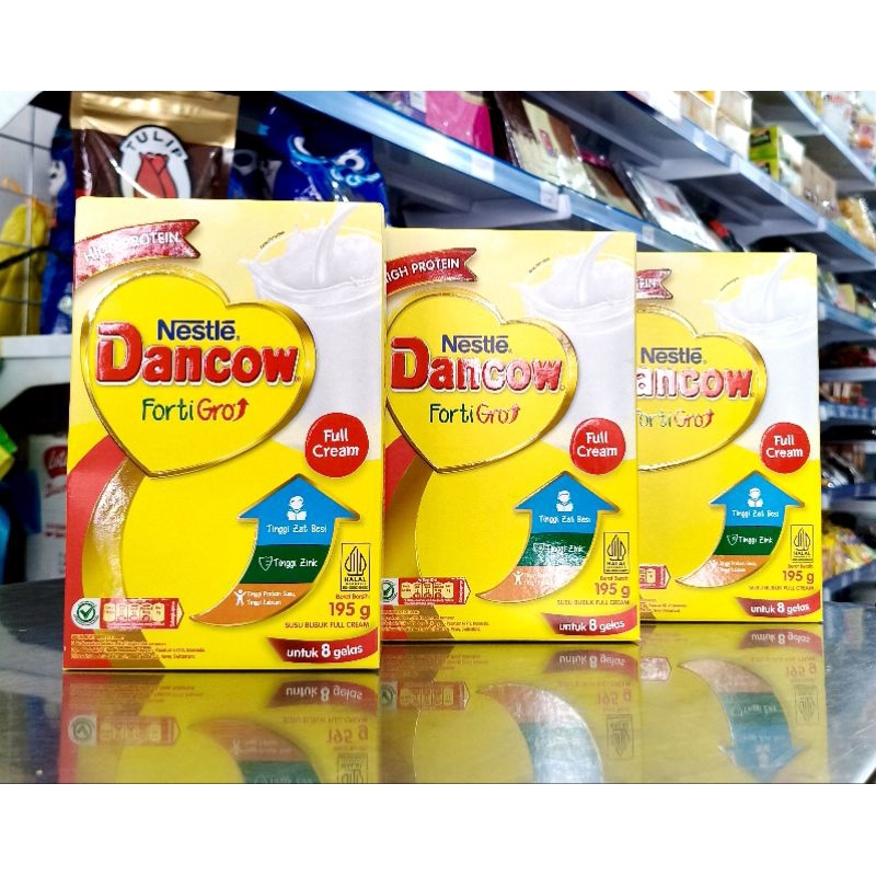 

Dancow Full Cream 195gr/Susu Bubuk/Milk Powder/Susu untuk Kue