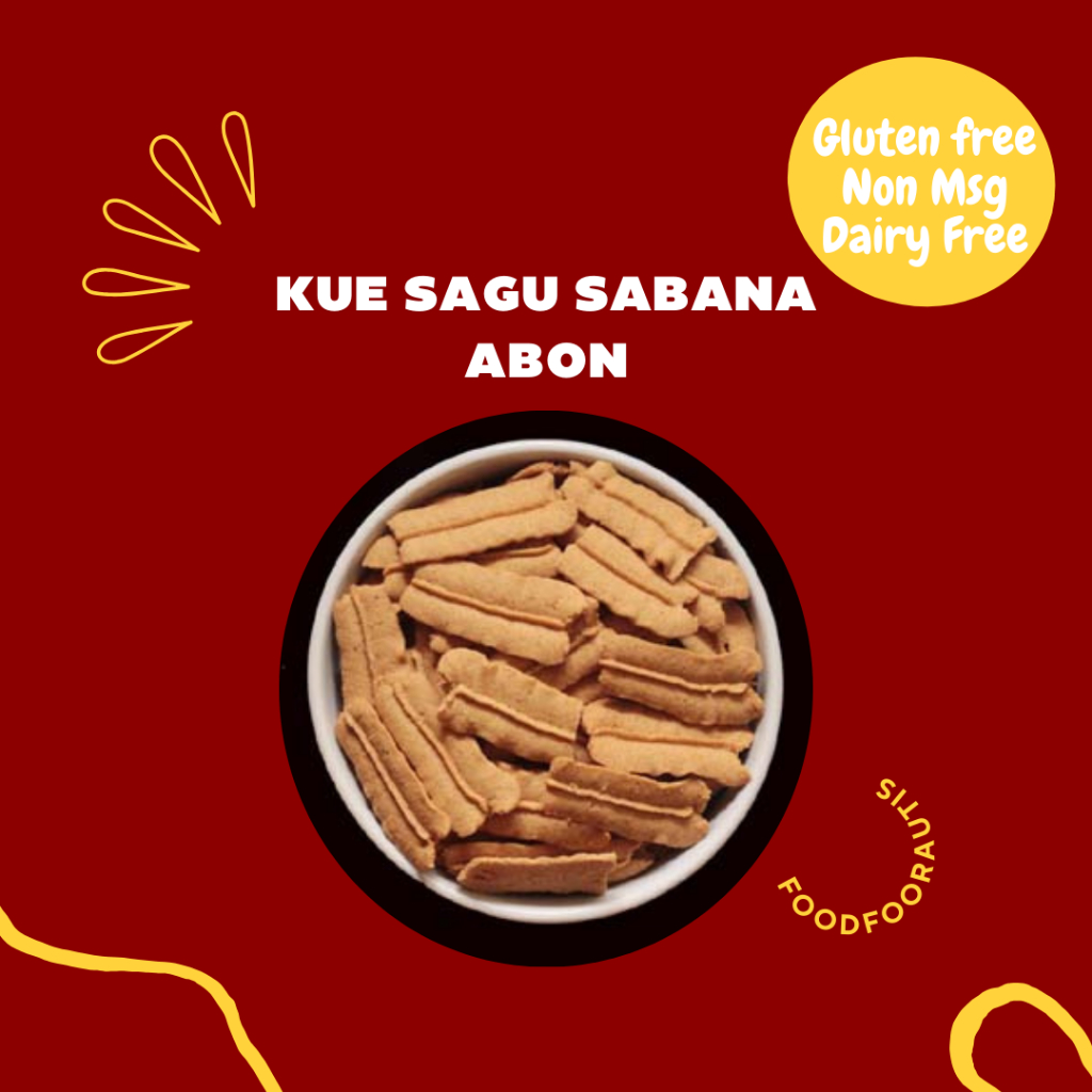 

KUE SAGU SABANA ABON NON TELUR untuk AUTIS/GLUTEN FREE/MSG FREE/SNACK AUTISME/DAIRY FREE