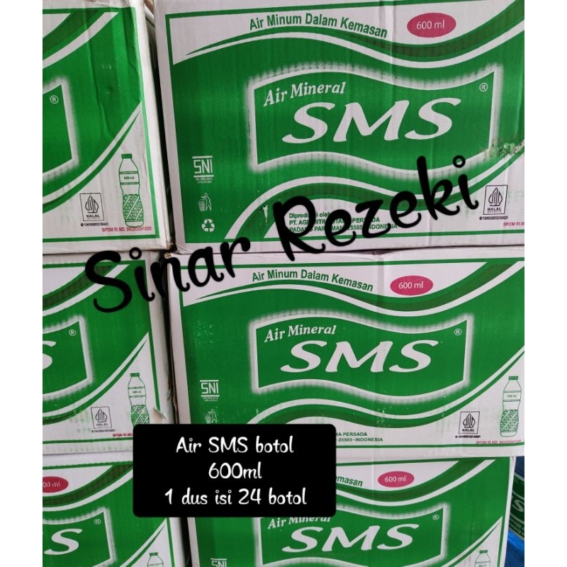 

24 botol!! Air minuman mineral SMS menengah