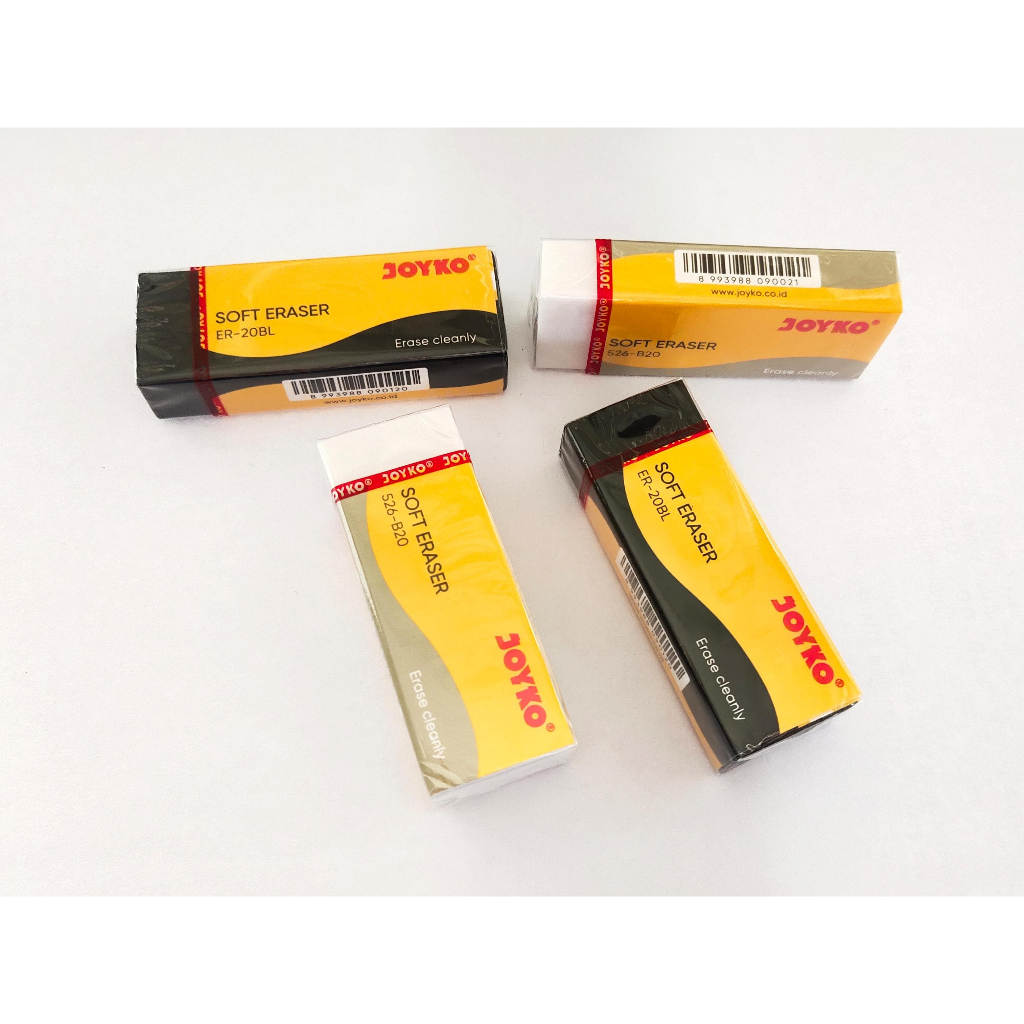 

Joyko Soft Eraser penghapus pensil putih -hitam