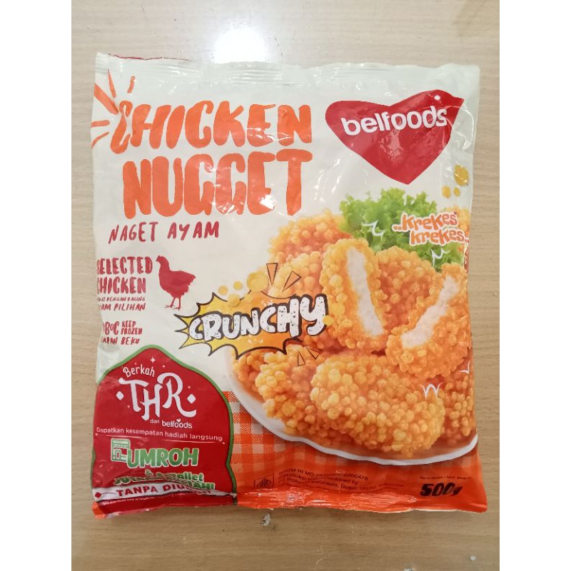 

BELFOODS crunchy nugget 500gr