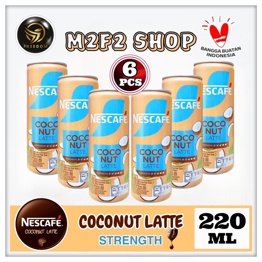 

Nescafe Ala Cafe Coconut Latte Can | Kopi Susu Rasa Kelapa Kaleng - 220 ml (Kemasan 6 Pcs)