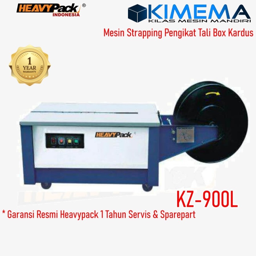 Mesin Strapping Pengikat Tali Box Kardus HEAVYPACK KZ-900L