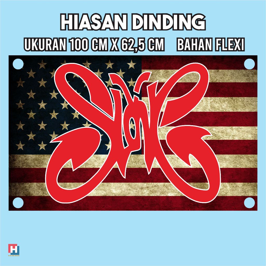 Poster Bendera Slank Amerika