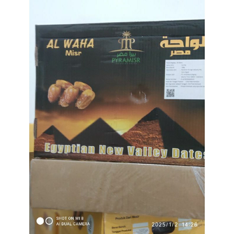 

kurma fresh Al Waha Mesir 10 kg