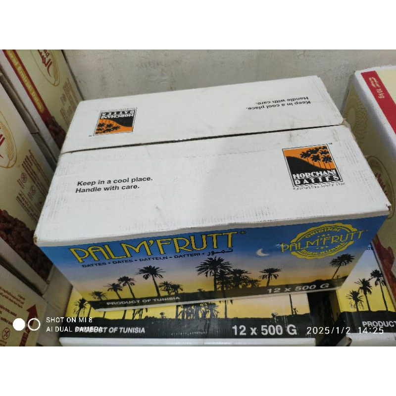 

kurma palmfrutt 500 gr x 12 box