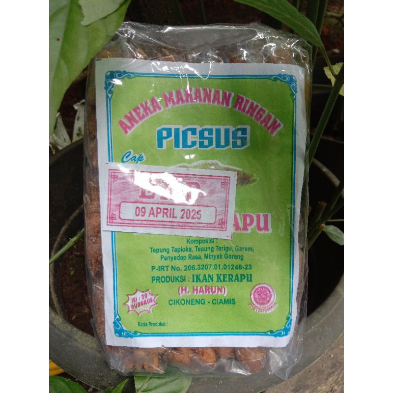 

[1pack] Picsus Cap Ikan Kerapu H Harun Ciamis