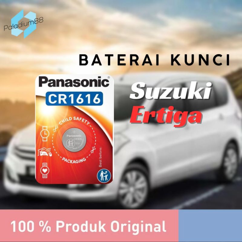 CR1616 Baterai Remote kunci Ertiga