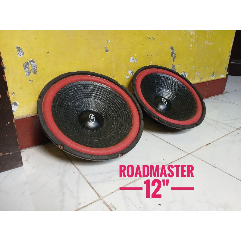 Sepasang Speaker Woofer 12 inch ROADMASTER