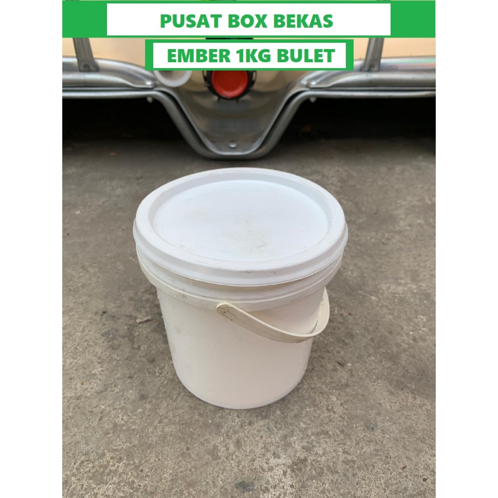 Ember bekas selai 1kg bulat Ember plastik bekas 1kg bulat