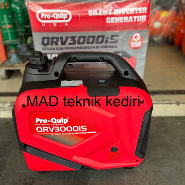 Genset PROQUIP QRV3000is SILENT inverter 4tak gulungan full TEMBAGA mini 2000 watt suara HALUS cocok