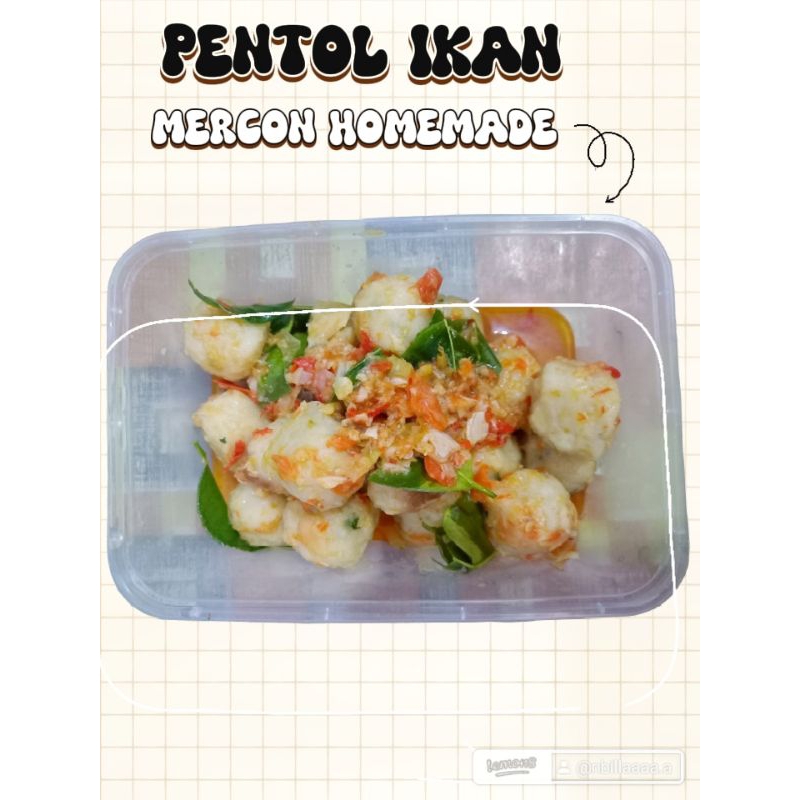 

Pentol Ikan Mercon Homemade