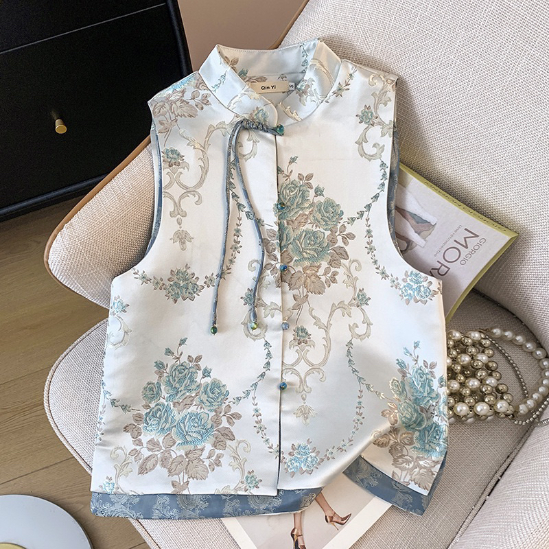 Qin Cheongsam baju imlek wanita