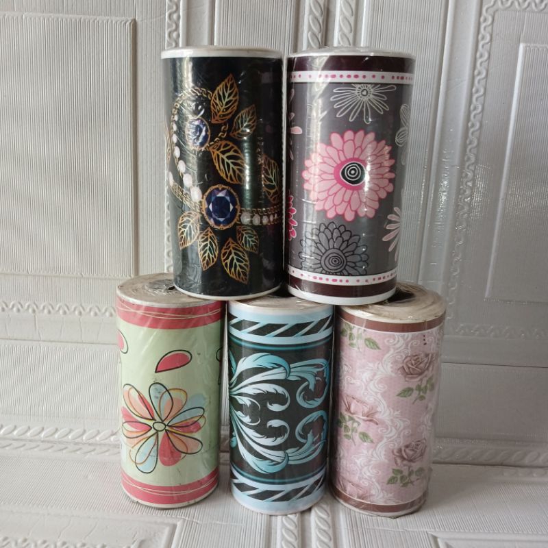 Wallpaper List Stiker Dinding Ukuran 10Cm×10Meter