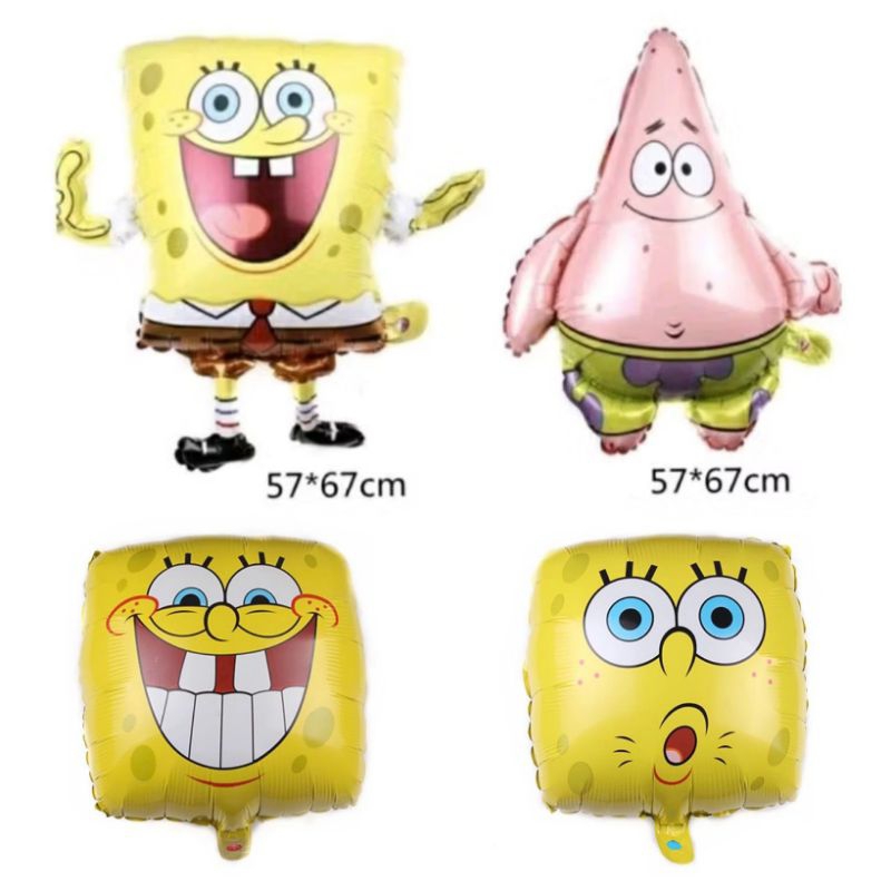 Balon spongebob squarepants balon spongebob ulang tahun balon spongebob jumbo balon foil spongebob j