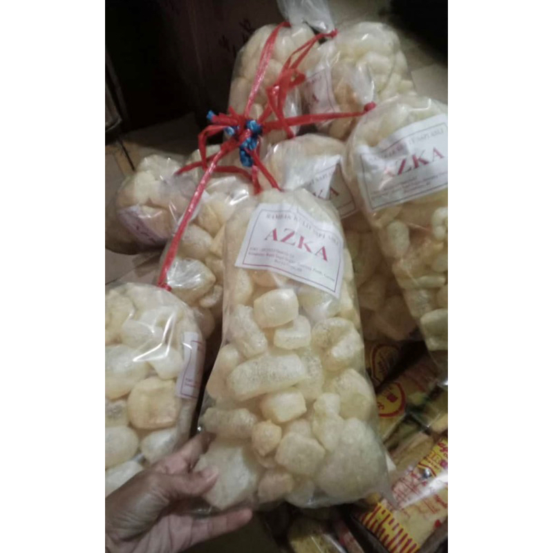 

Rambak Kulit Azka kemasan besar dan kecil