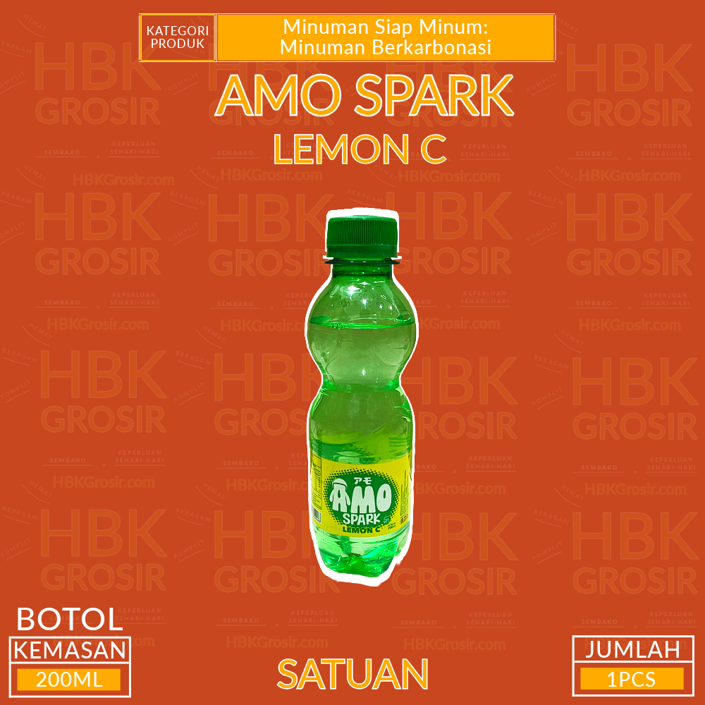 

Minuman Berkarbonasi Rasa Lemon Amo Spark C