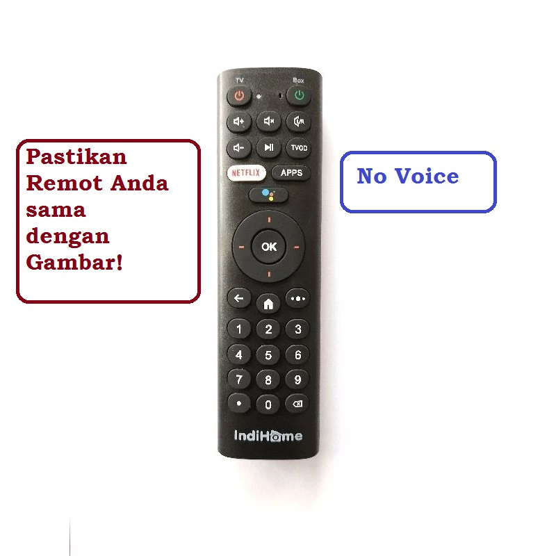 REMOT REMOTE STB INDIHOM ZTE B866F B860 V5 NON VOICE indihom Tanpa Setting