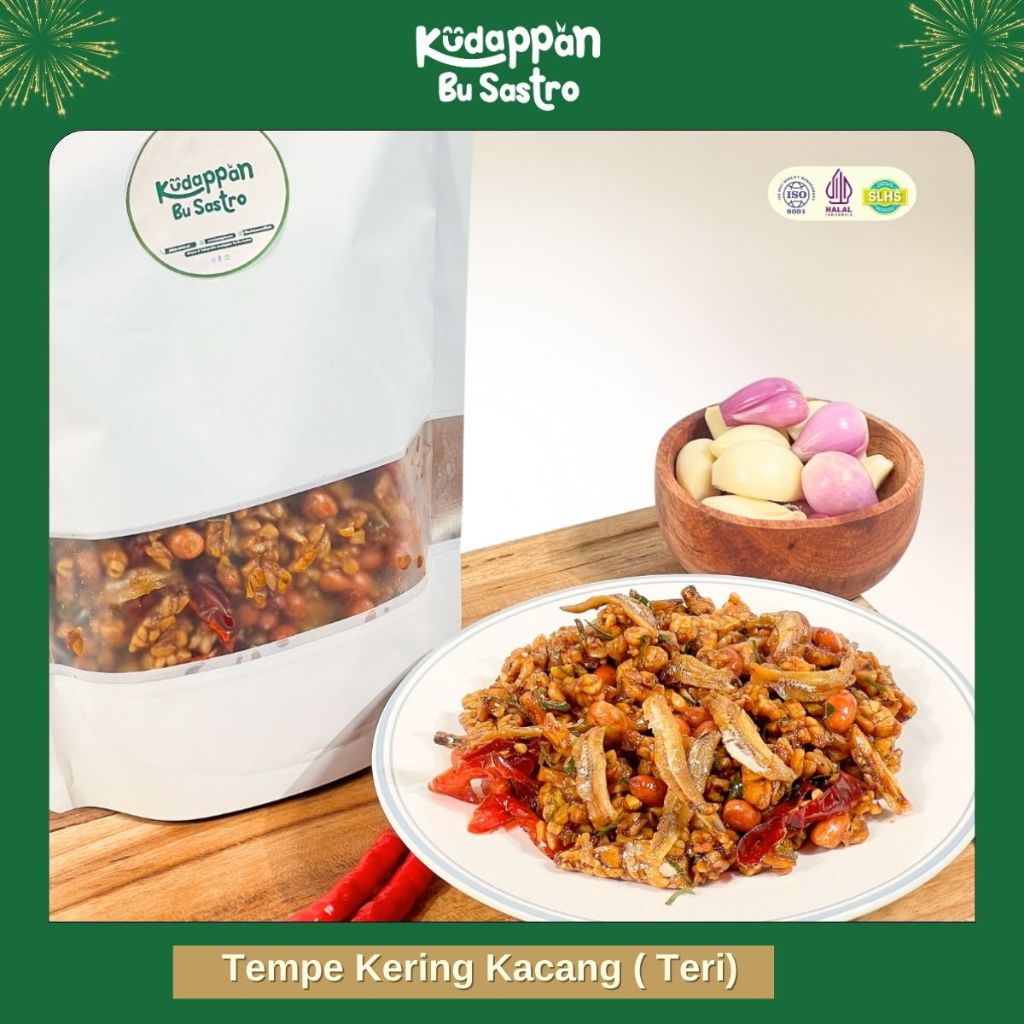 

Tempe Kering Teri Kacang 200gr Dapur Bu Sastro