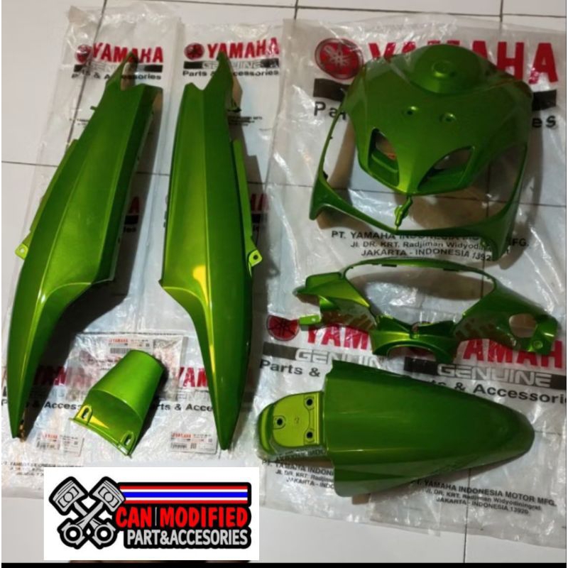 Cover body mio smile hijau original yamaha body halus mio smile hijau original