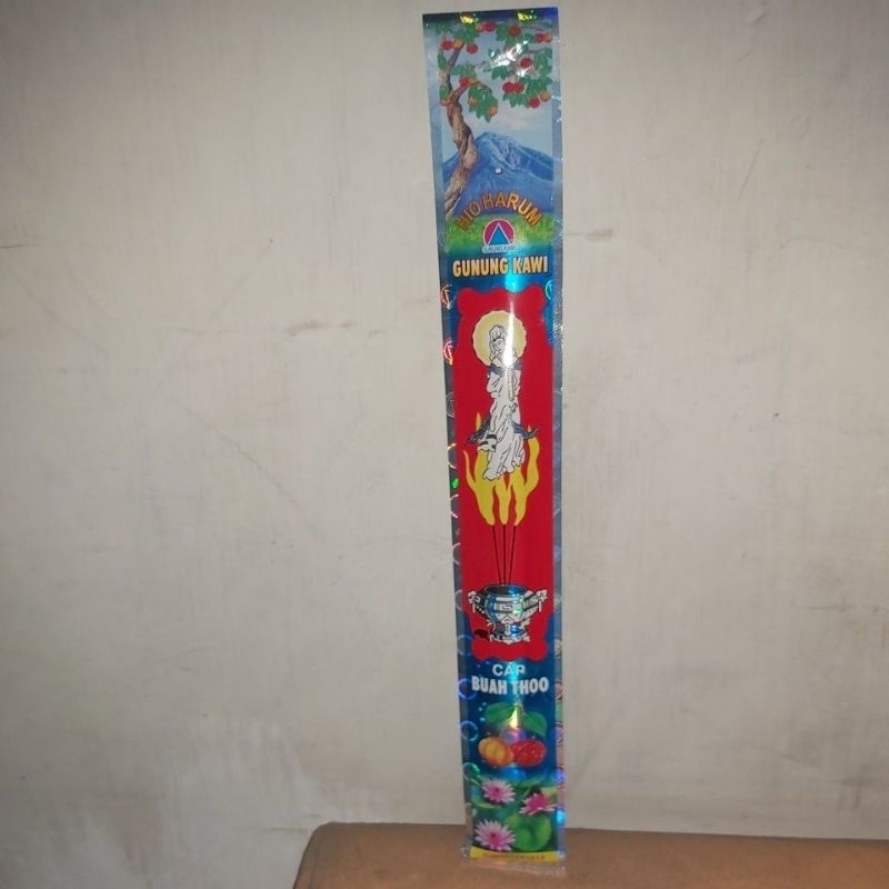 Dupa Batang Hio Harum Gunung Kawi Cap Buah Thoo 1 Bungkus isi 3 Batang Dupa