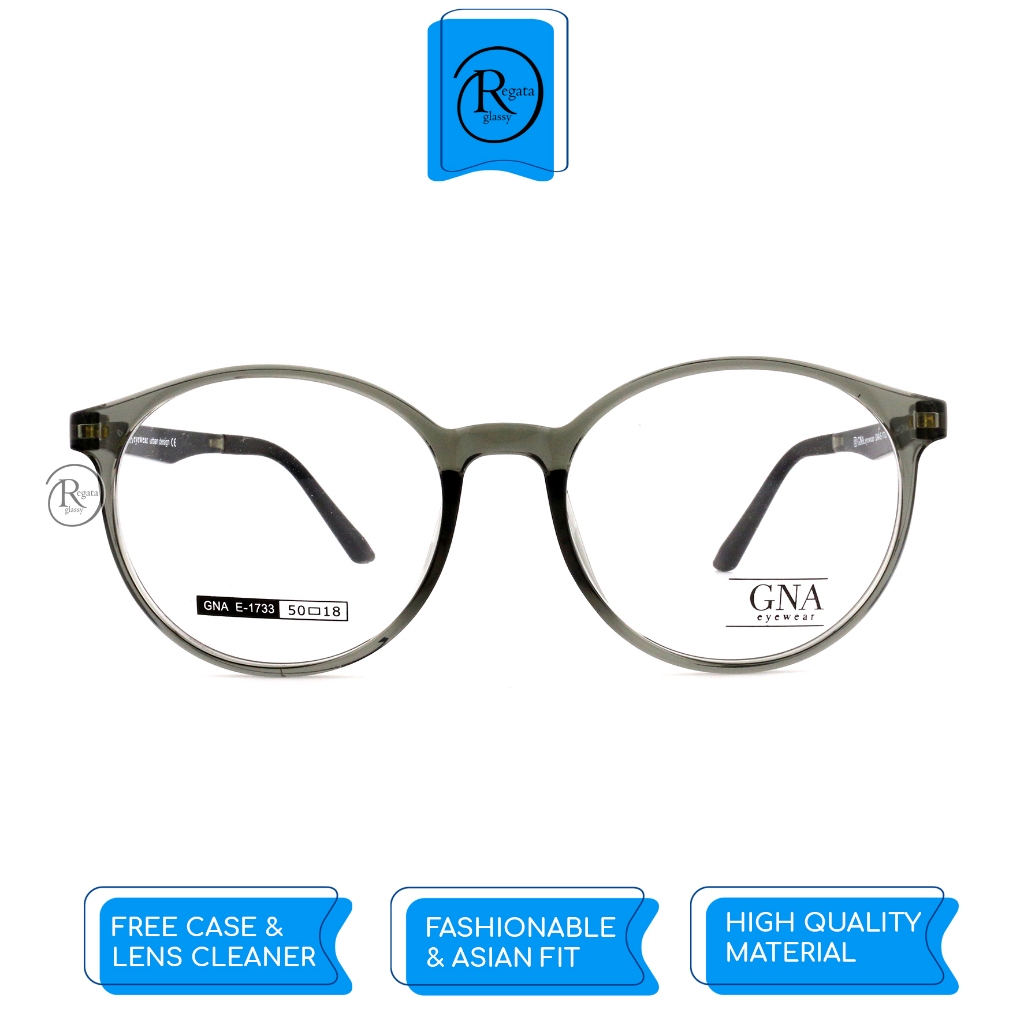 GNA Eyewear /  GNA E-1733 / Frame Kacamata GNA Eyewear ORIGINAL