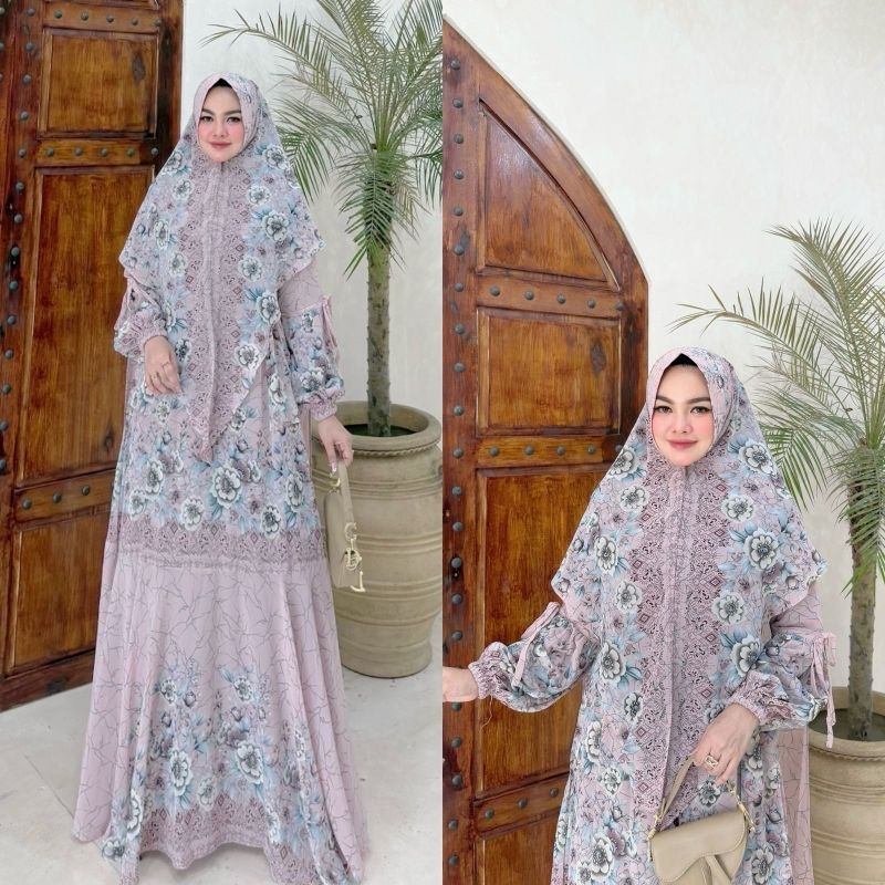 GAMIS WANITA QUEENZA SET SYARI
