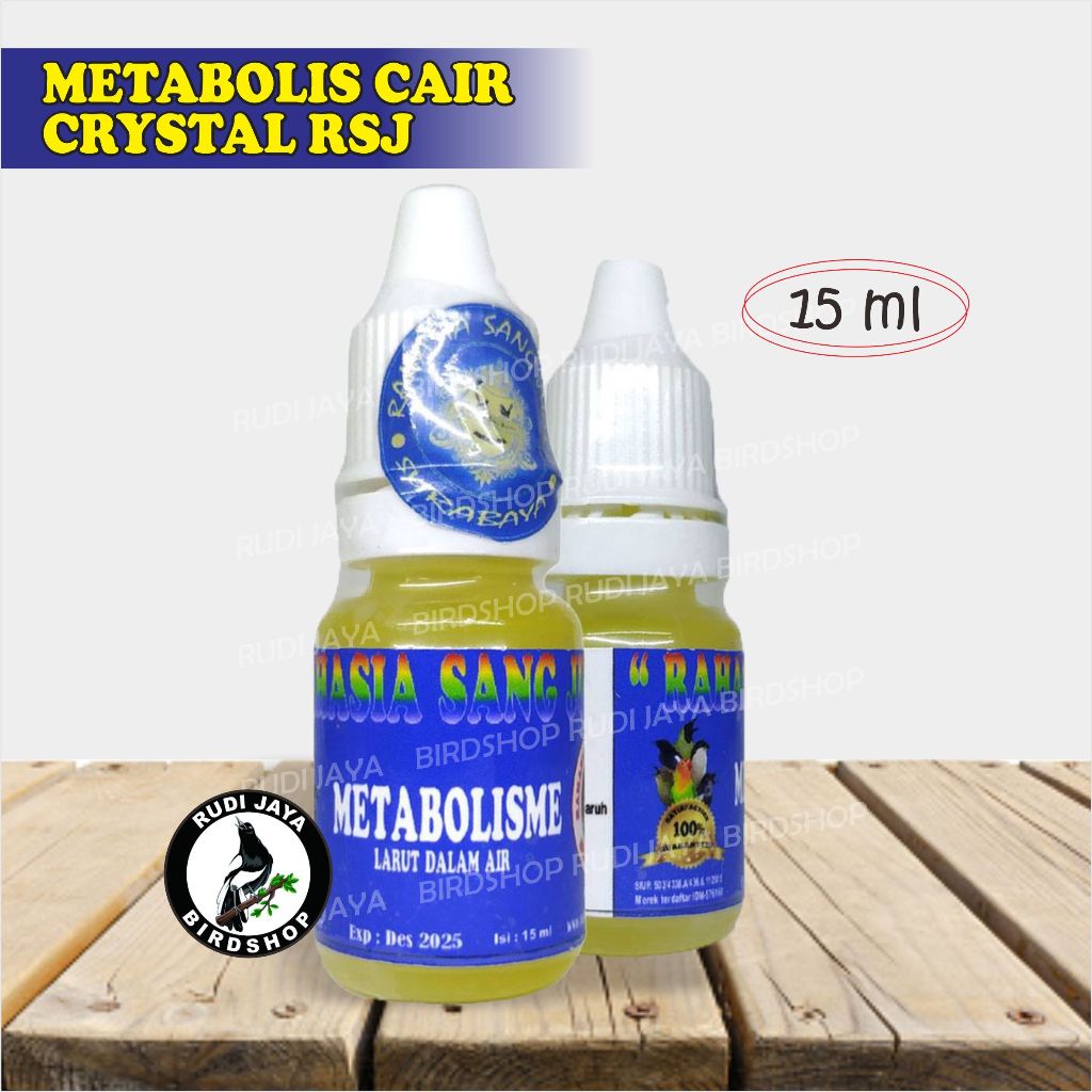 METABOLIS BIRU RSJ DOSIS TINGGI VITAMIN PENGGACOR BURUNG KENARI KACER MURAI LOVEBIRD MURAI PLECI