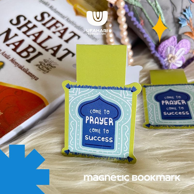 

[ Ufahari ] Come to Prayer - Magnetic Bookmark - Pembatas Buku Penuntut Ilmu