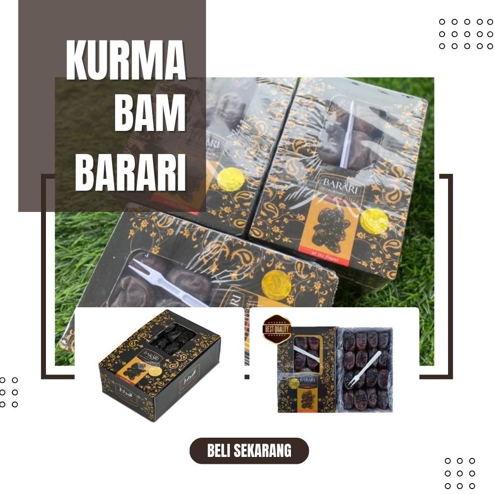 

Kurma Bar Barari Buah Kurma Madu Bam Bambarari Kurma Dates Hologram Original Premium