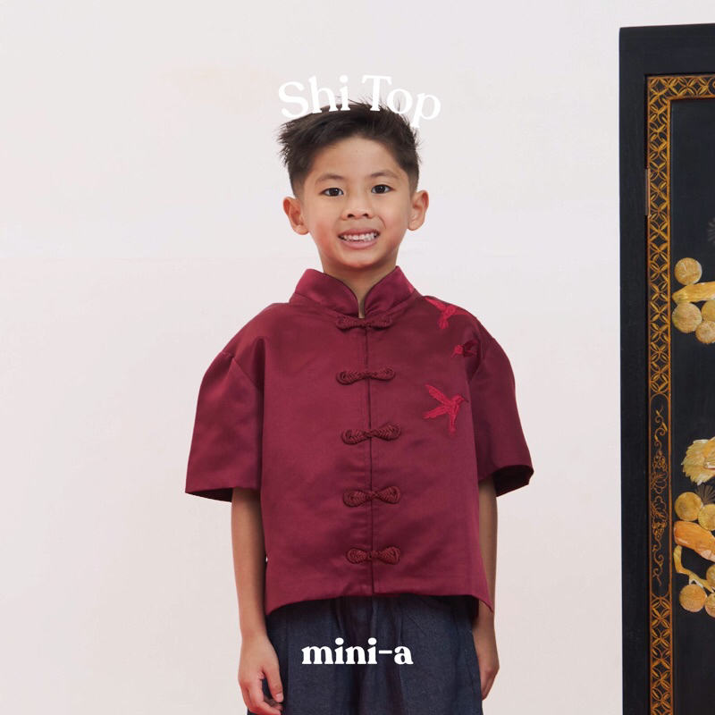 MINIA - Shi Top | Pakaian Anak Laki - Laki | Atasan Duchess