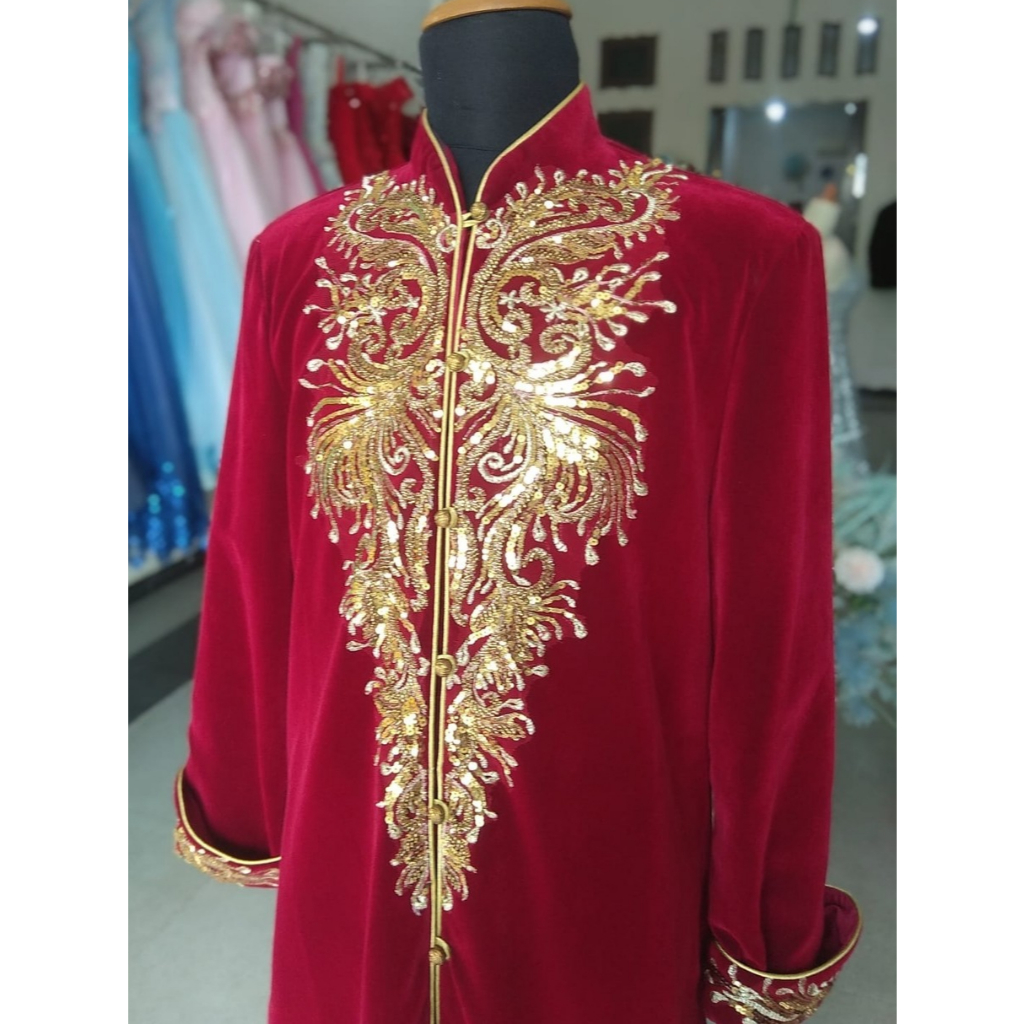 [FOR RENT] Changsan Tradisional  Pria Warna Merah / Changsan Pria CT-001