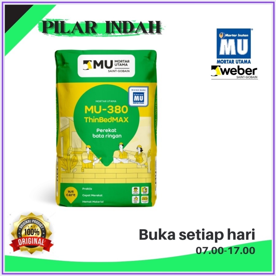 Mortar Mu 380 | Perekat Hebel