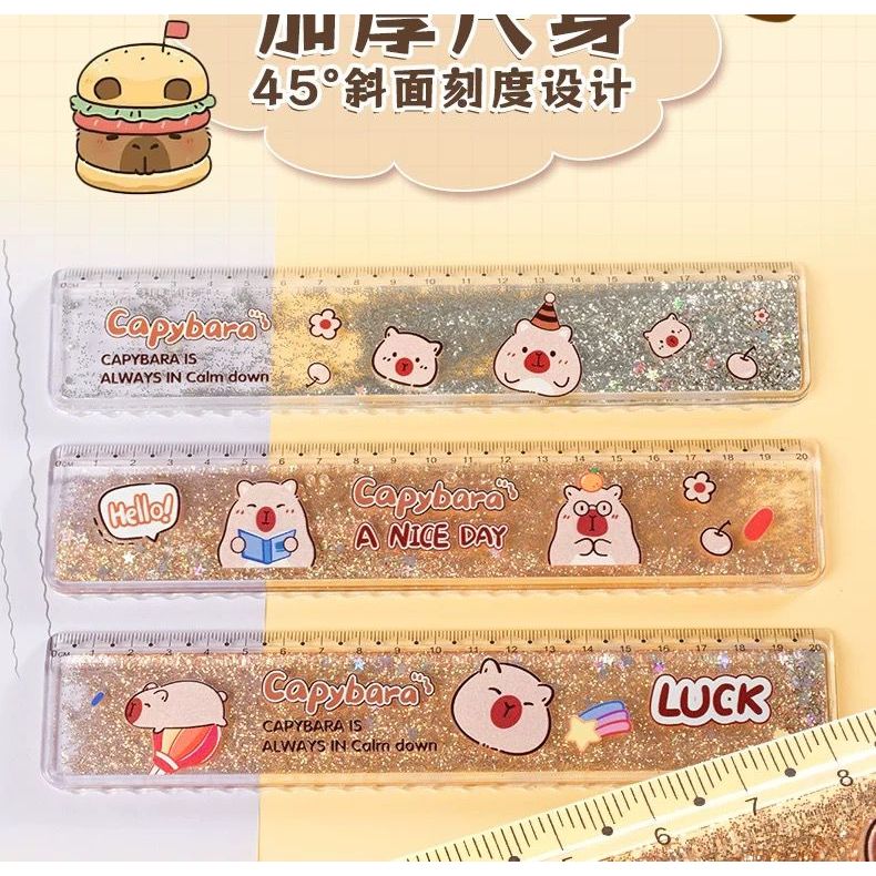

Penggaris Capybara Wave Ruler Penggaris Kapibara 20cm