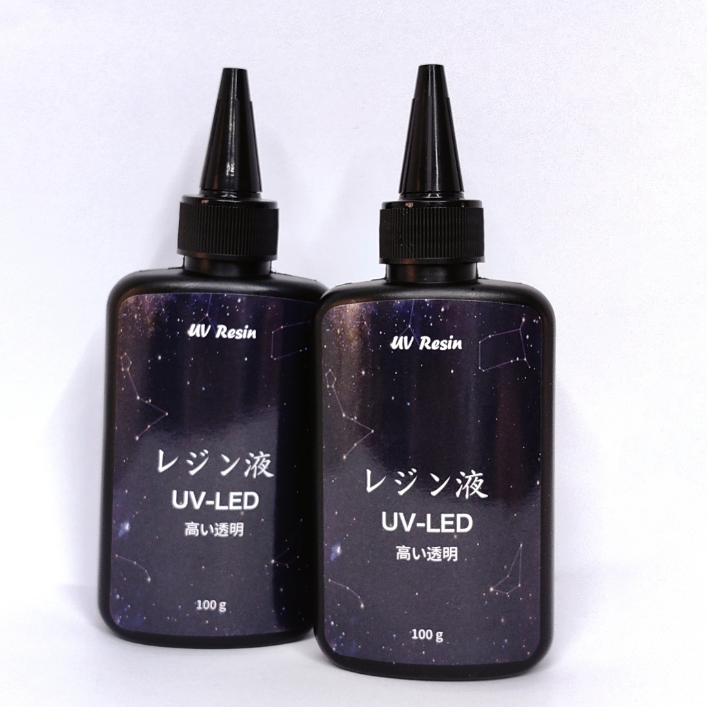 

Lem resin UV Paket bahan buatan tangan DIY Set Isi 5 Lem kristal UV yang sangat transparan dan cepat kering All In One