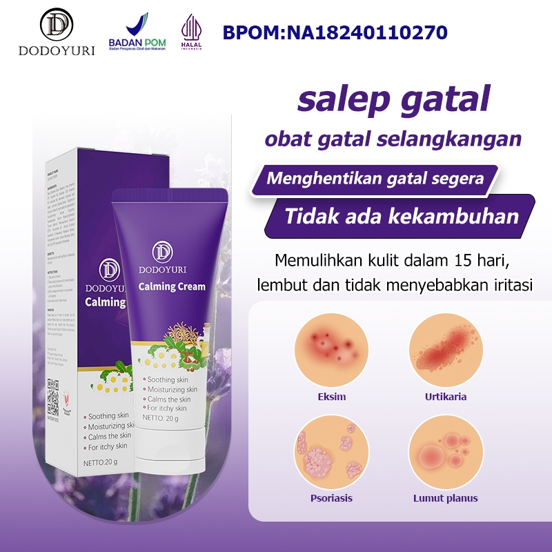 DODOYURI Obat gatal selangkangan Obat panu Salep gatal Obat kurap 20g Obat gatel Obat eksim Obat gat