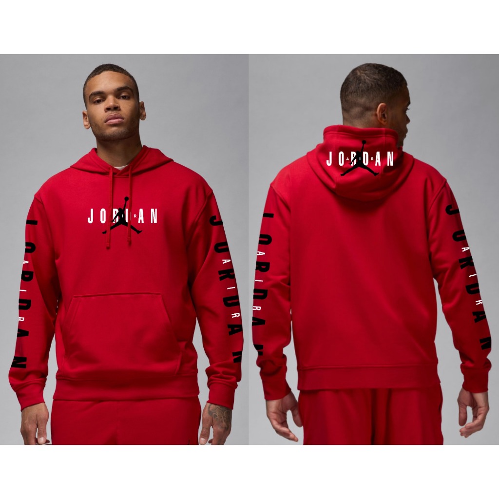 Hoodie Oversize Red Jordan 2 Mc.F Supply co