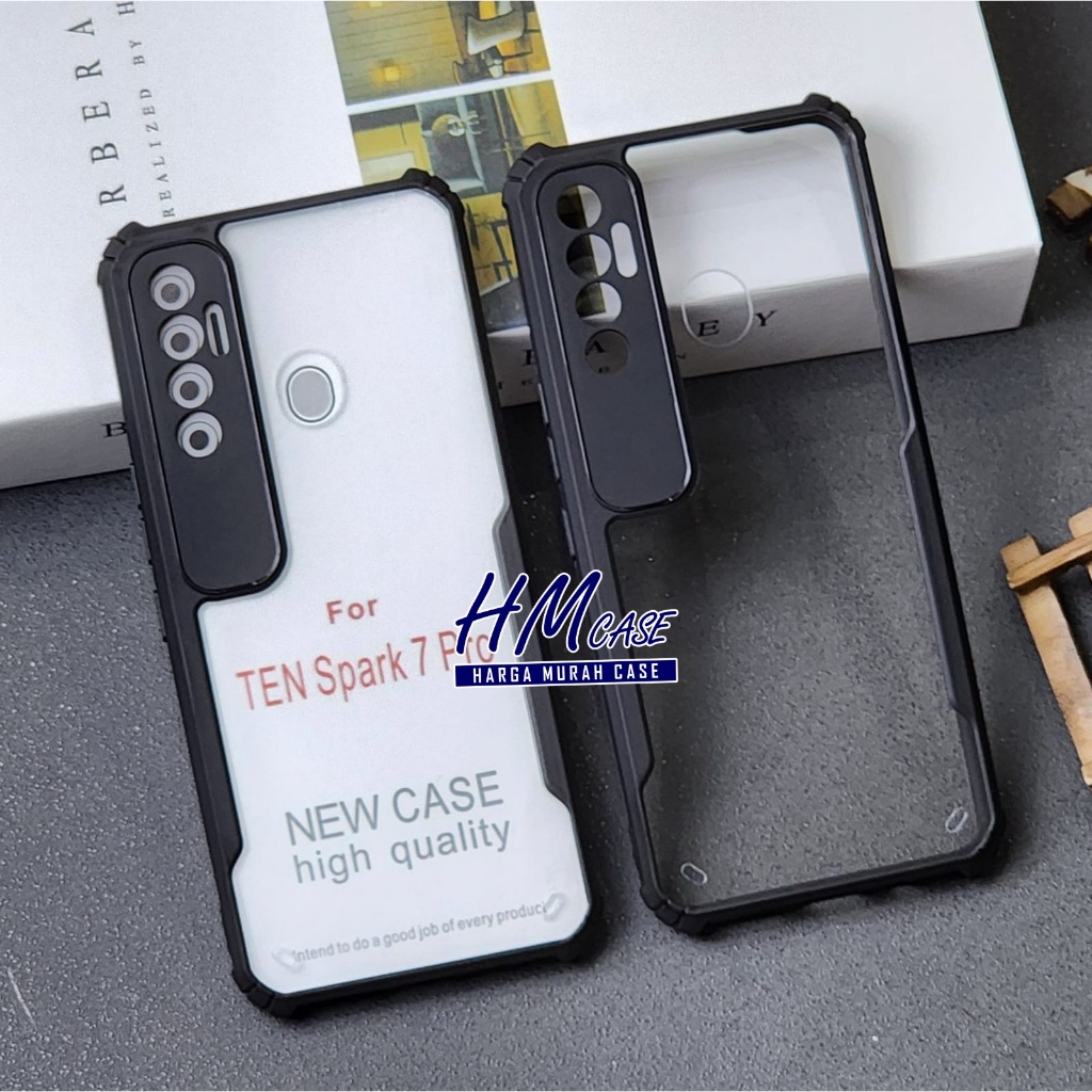 Tecno Spark 7 Pro Fusion case shockproof clear case Tecno Spark 7 Pro