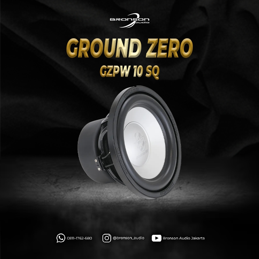 SUBWOOFER PASIF GROUND ZERO GZPW 10 SQ
