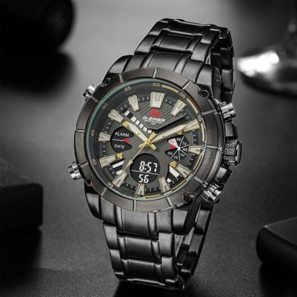 BEST SELLERJAM TANGAN PRIA ORIGINAL - D-ZINER D-8258 WATER RESISTANT