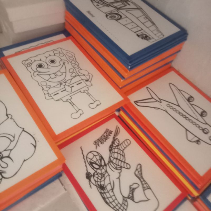 

Styrofoam lukisan anak 30x40x1 50pcs