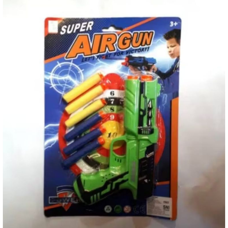 MAINAN ANAK PISTOL KOKANG PELURU NERF