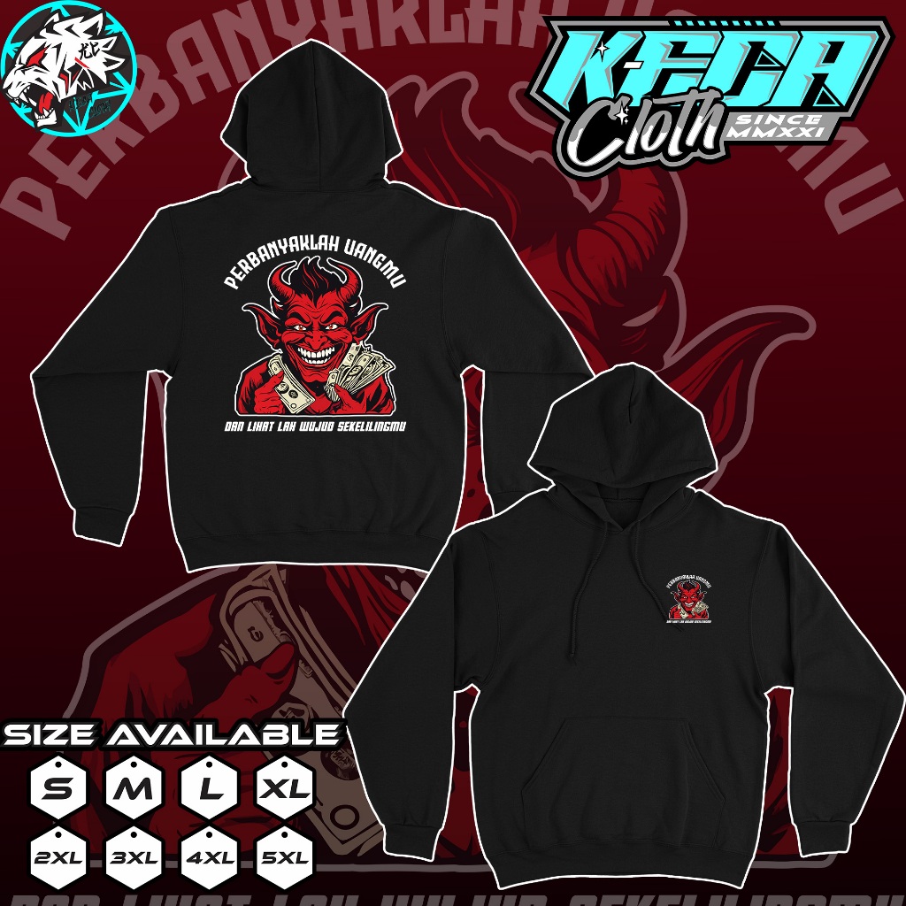 Jaket Hoodie Perbanyaklah Uangmu Dan Lihat Lah Wujud Sekelilingmu Hoodie Distro Kata Kata