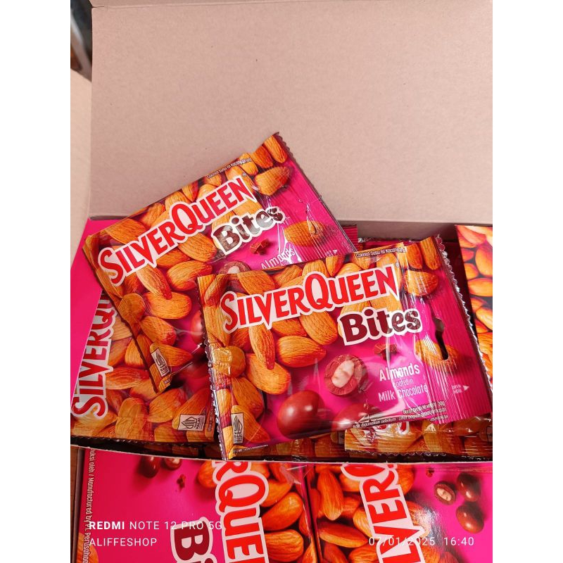 

SILVER QUEEN BITES ALMOND 30 GR - COKELAT
